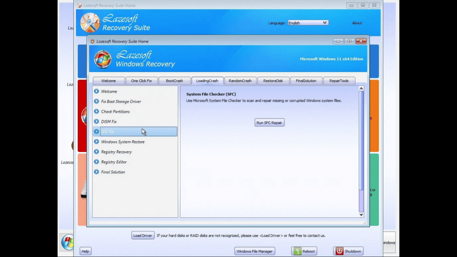 Lazesoft SFC Fix