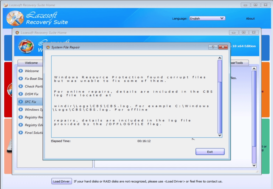 SFC found corrupt Windows files and could not repair some of them